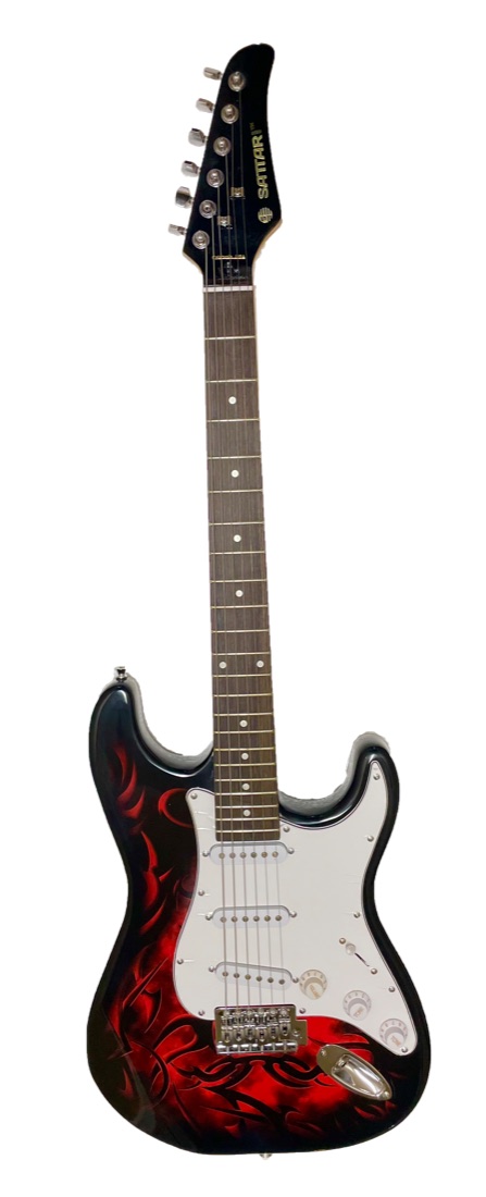 Flame Stratocaster Electric Guitar